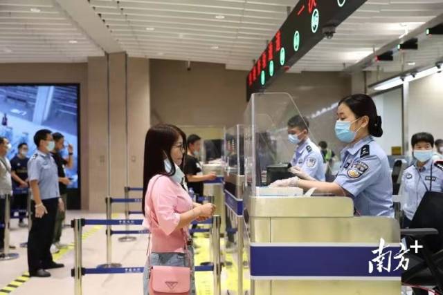通关图片。青茂边检供图