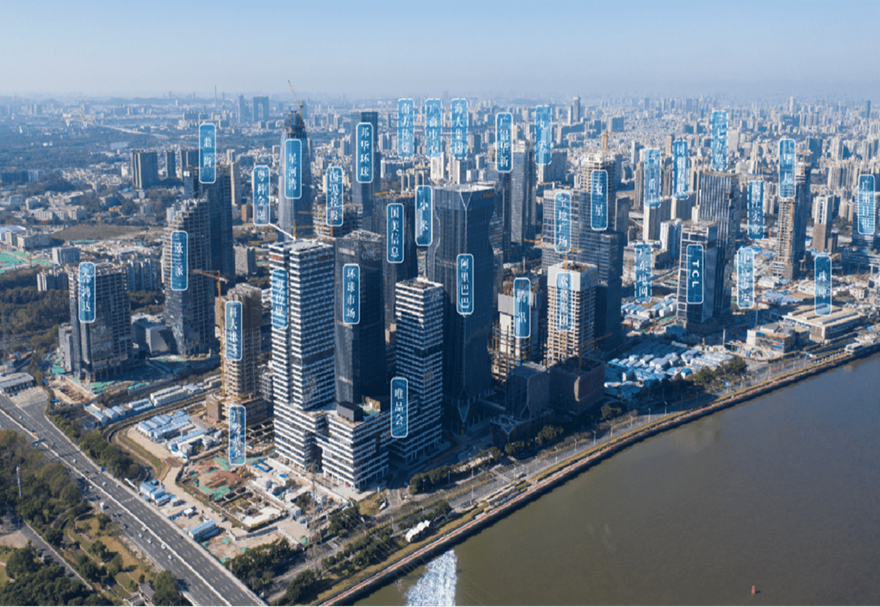 2020年广东省推进粤港澳大湾区建设领导小组印发《广州人工智能与数字经济试验区建设总体方案》，标志着广州人工智能与数字经济试验区规划正式开启。同年9月，广州人工智能与数字经济试验区（大学城园区）项目动工，项目总投资约56.5亿元。图为广州市举行全面加快广州人工智能与数字经济试验区琶洲片区西区建设现场。
