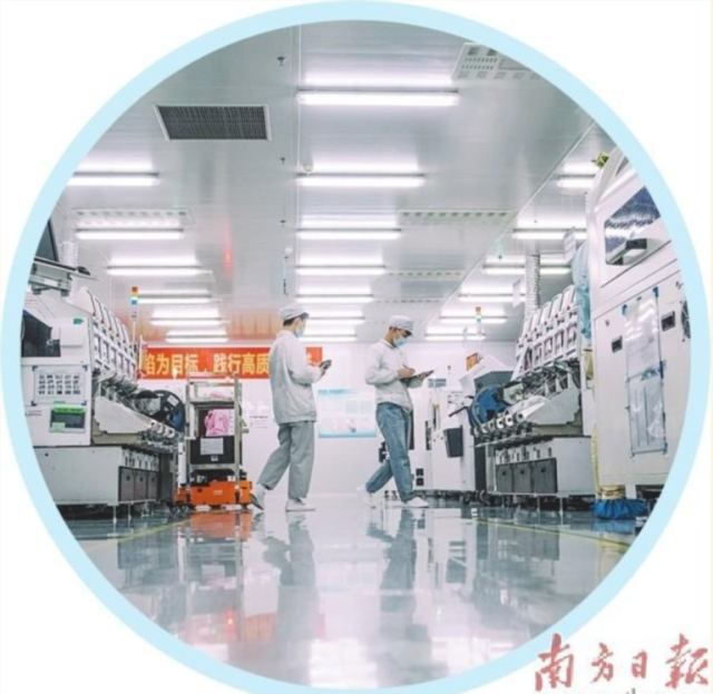欣旺达惠州新能源有限公司的车间。 王昌辉 摄