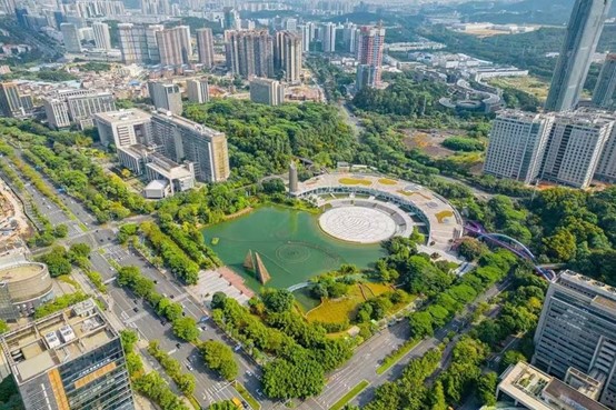 位于黄埔区的广州科学城。图源：广州黄埔发布