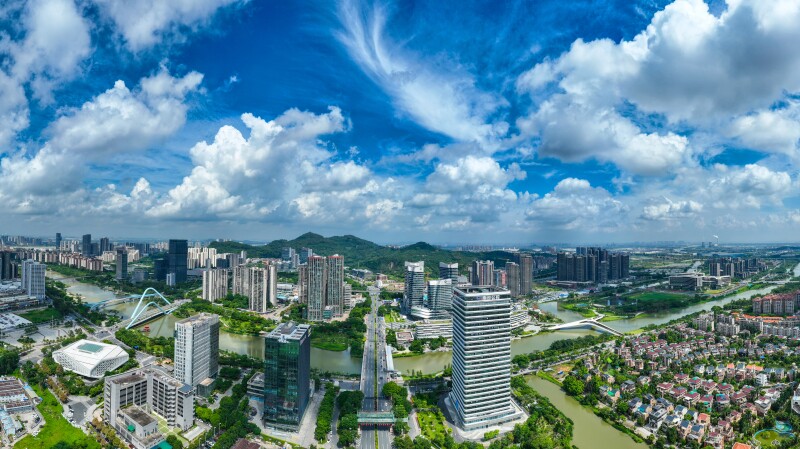 南沙城市风景图。刘伟 摄