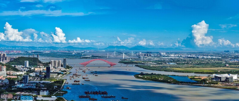 南沙城市风景图。刘伟 摄