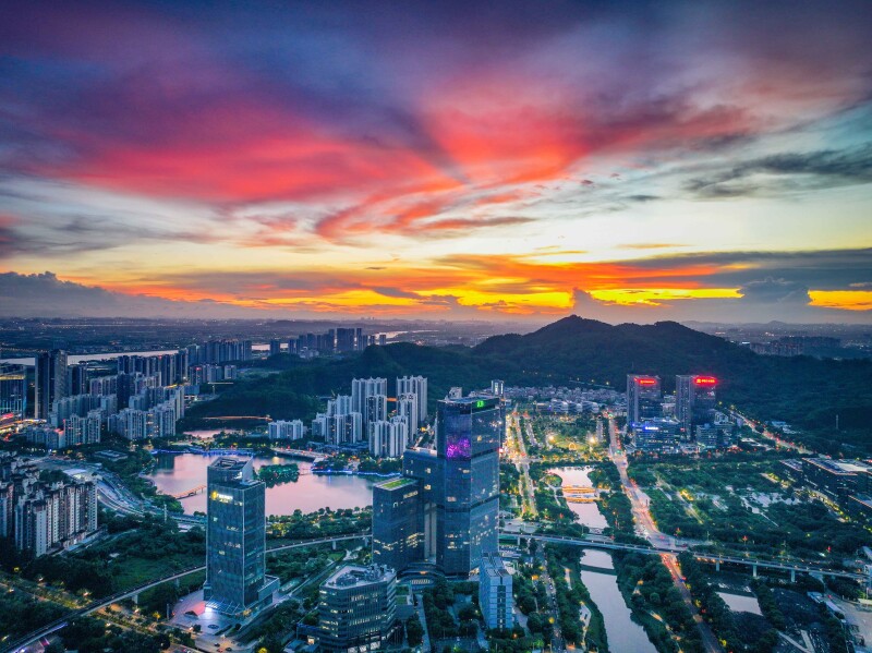 南沙城市风景图。刘伟 摄