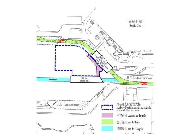 连接通道平面图。