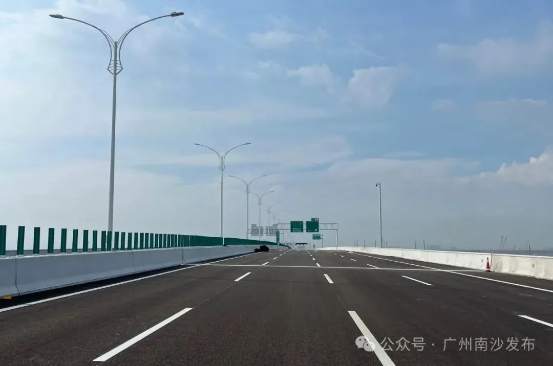 深中通道南沙线将于10月正式通车！