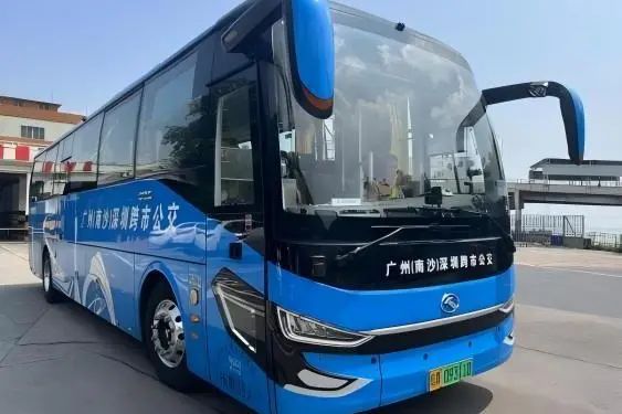 广深跨市公交所用车辆。图源：南沙交投集团