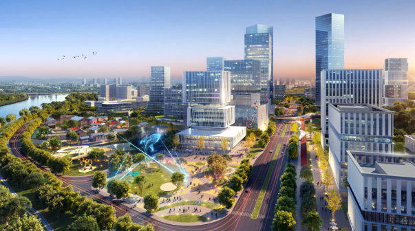 △公共空间规划效果图，以实际建设为准