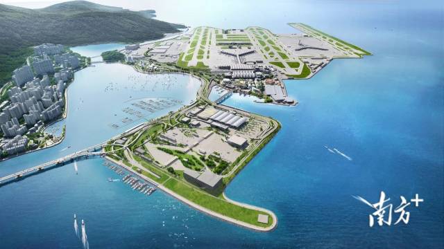 机场城市蓝图。图源：南方+