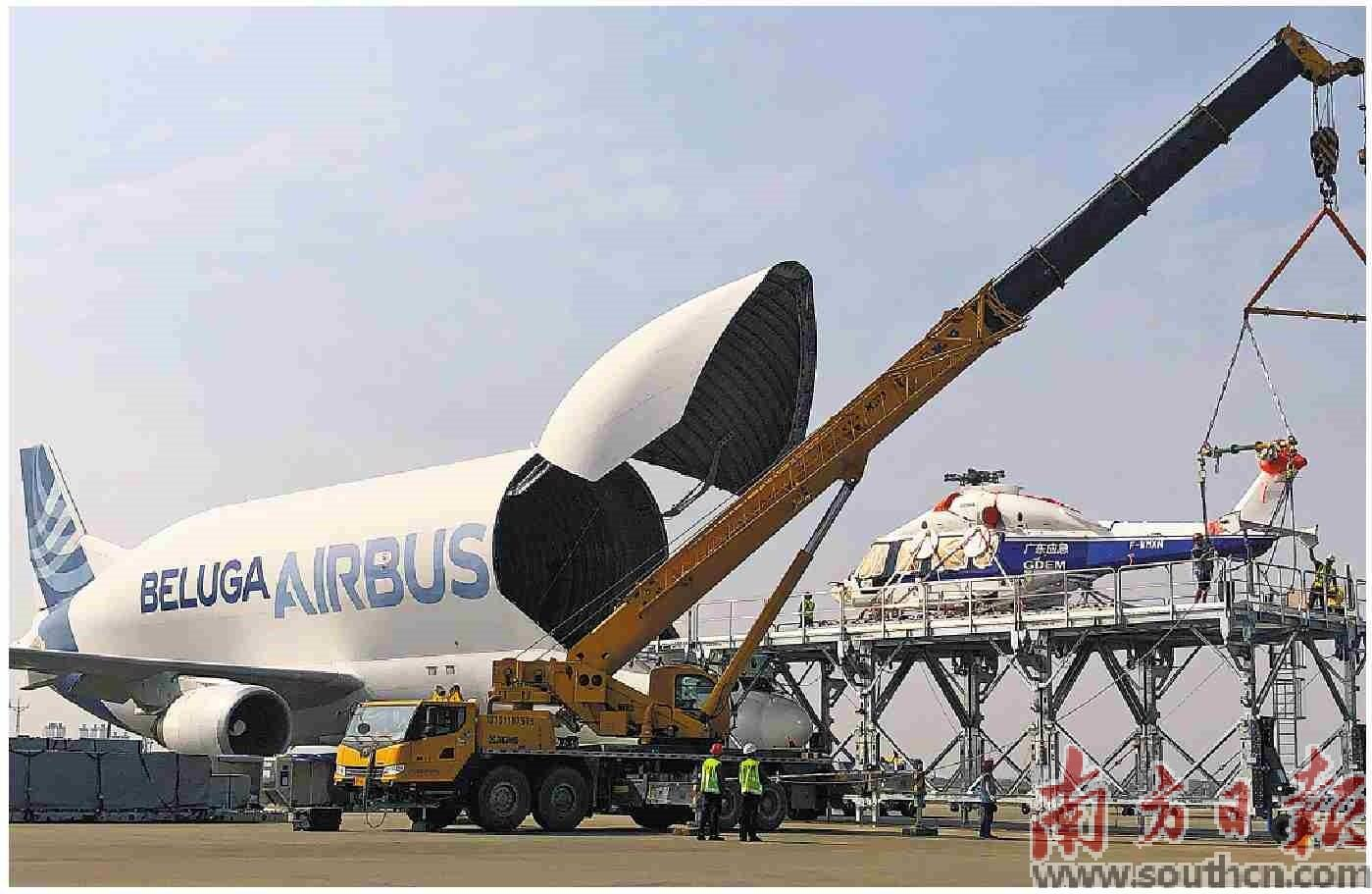  空客交付首架H175。南方日报记者 张令 摄