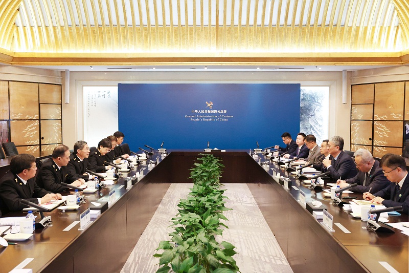 图为：海关总署副署长王令?；峒拿盘厍姓ㄎ袼舅境ふ庞来? title=