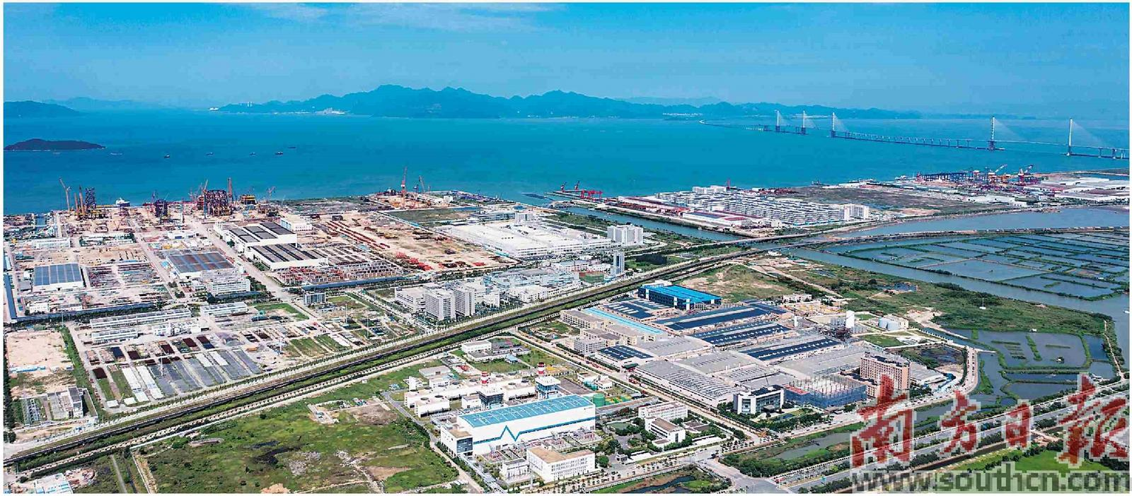珠海经开区以全市4%的土地，实现约1/4的规上工业总产值。关铭荣 摄