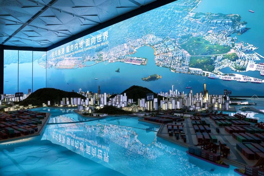  4月23日拍摄的前海展示厅。新华社记者 梁旭 摄