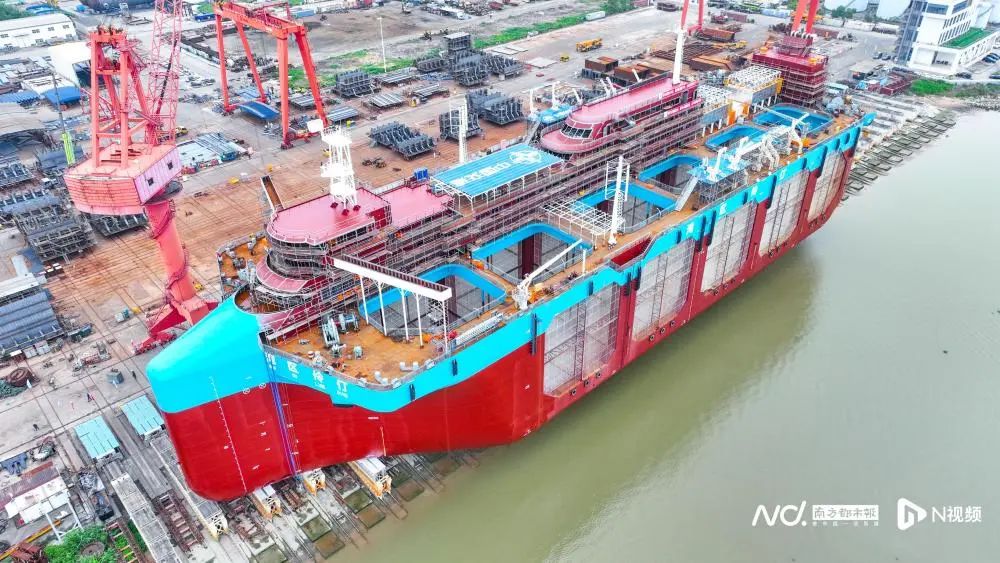 全球首艘自航式水体自然交换型养殖工船“湾区伶仃”号。图源：南方都市报