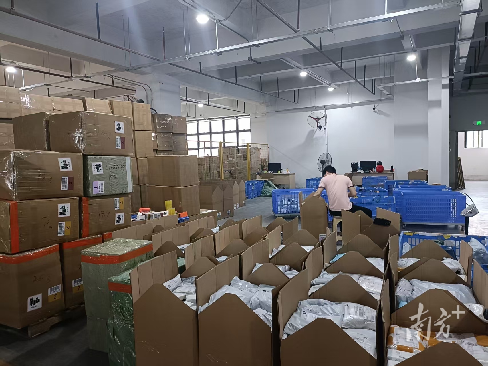  一代物流仓库。受访者供图