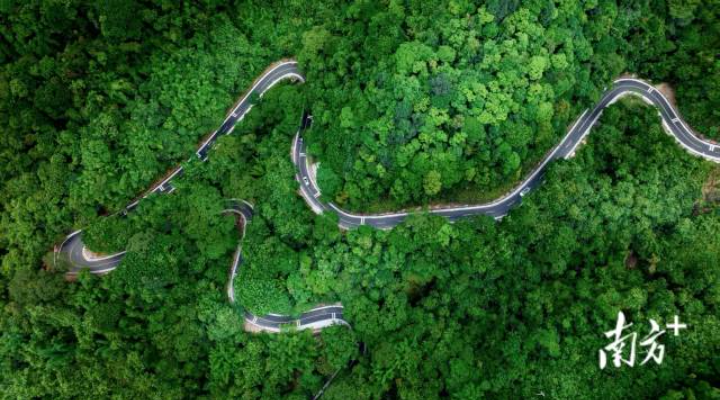 环南昆山—罗浮山引领区218公里最美旅游公路。