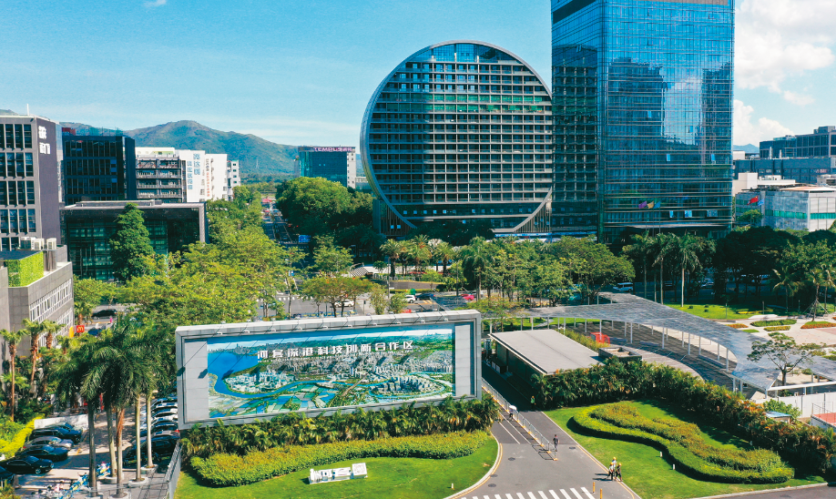 河套深港科技创新合作区深圳园区。甄建宏摄影