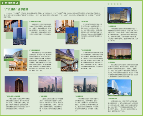 《广州十五运会地图》广式服务板块。