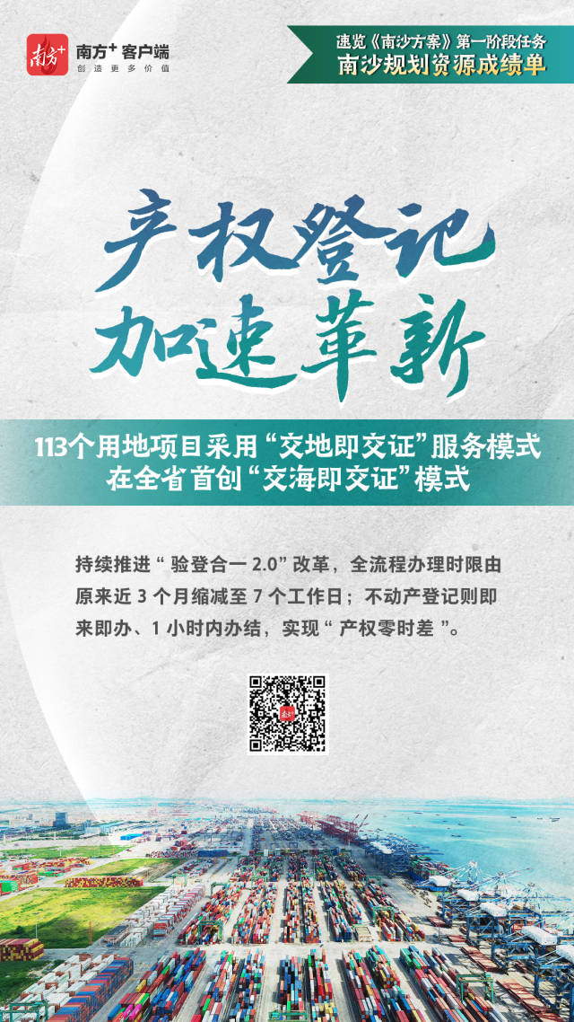  南沙规划资源这三年，一组海报解锁“成绩单”